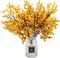 20 Pcs Artificial Outdoor Mums Flowers UV Resistant Fake Fall Plants Orange Faux Shrubs for Porch, Garden, Patio, Window Box, Home Outdoor and Indoor Decor